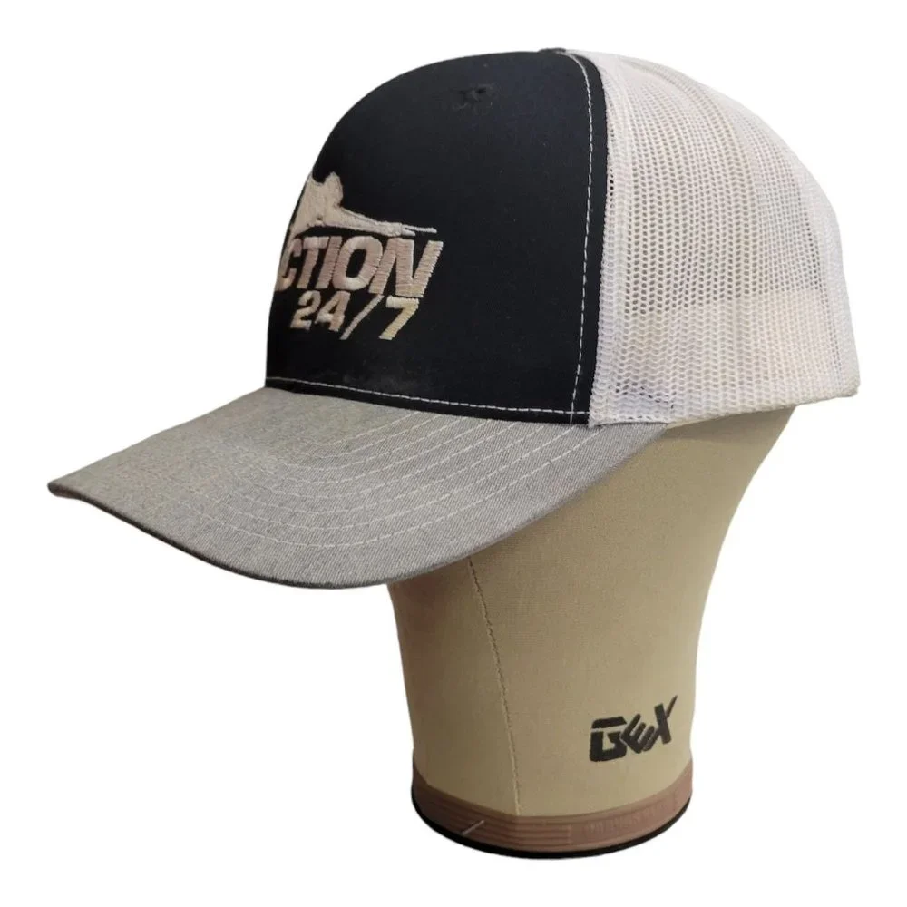 Richardson Action 24/7 Mesh Snapback Cap Trucker Baseball Hat